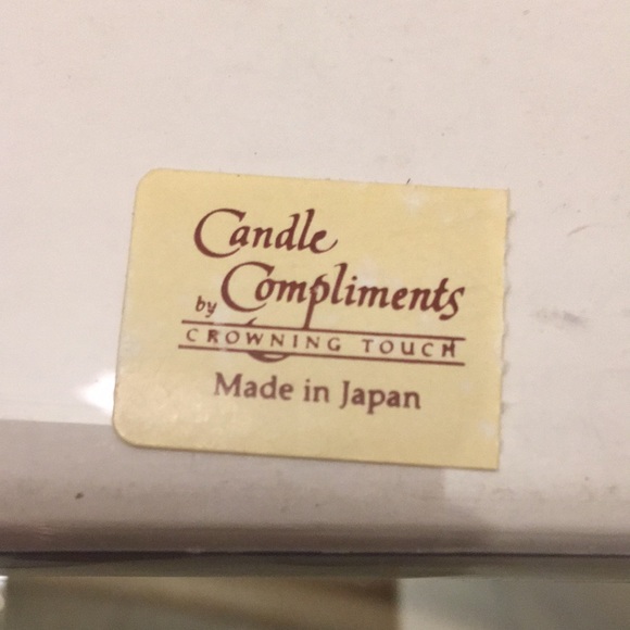 💕SET/4 CERAMIC HEART CANDLE HOLDERS + 4 CANDLES - Picture 10 of 10